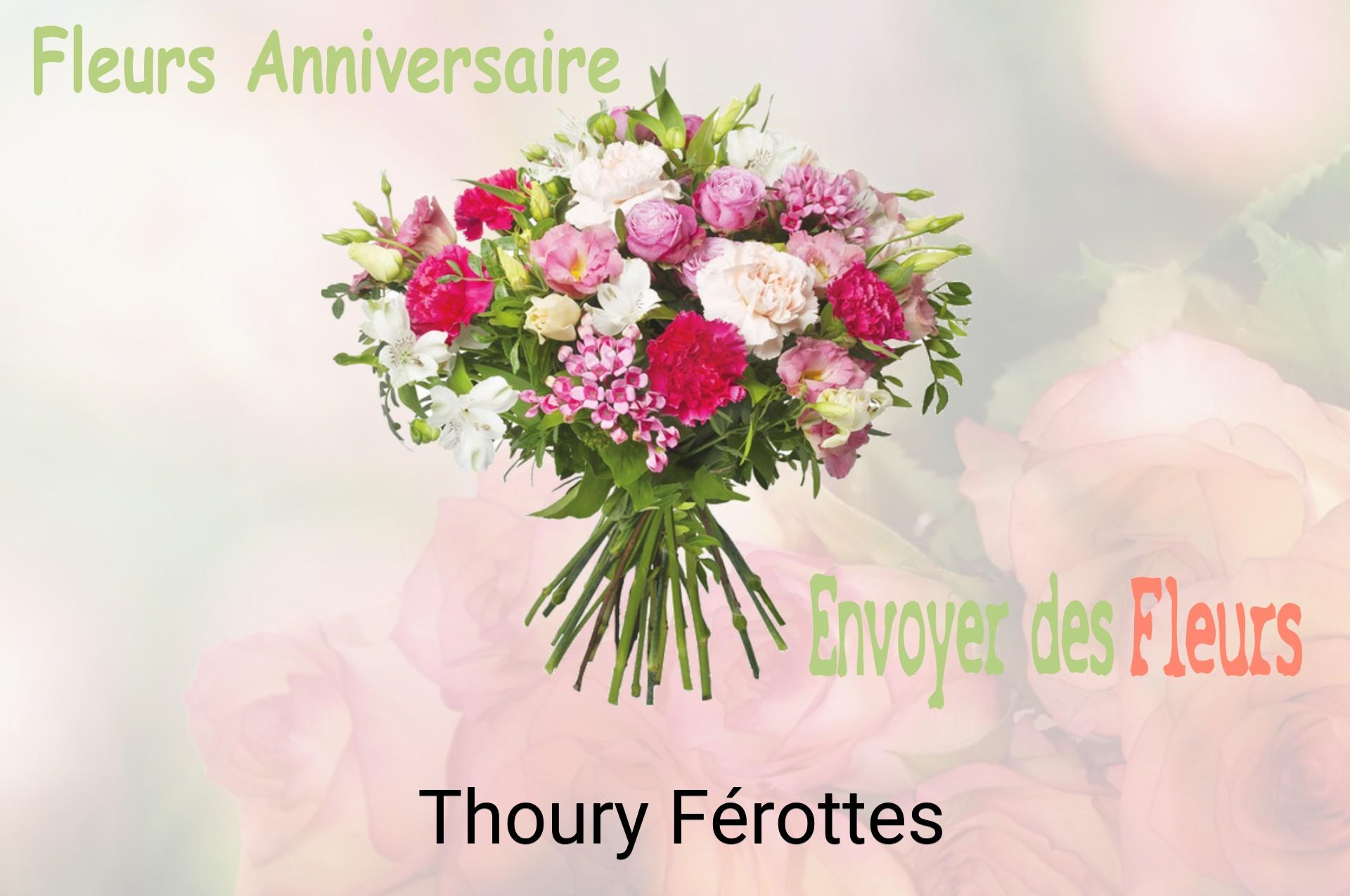Bouquet de fleurs d’anniversaire livré à Thoury-Férottes