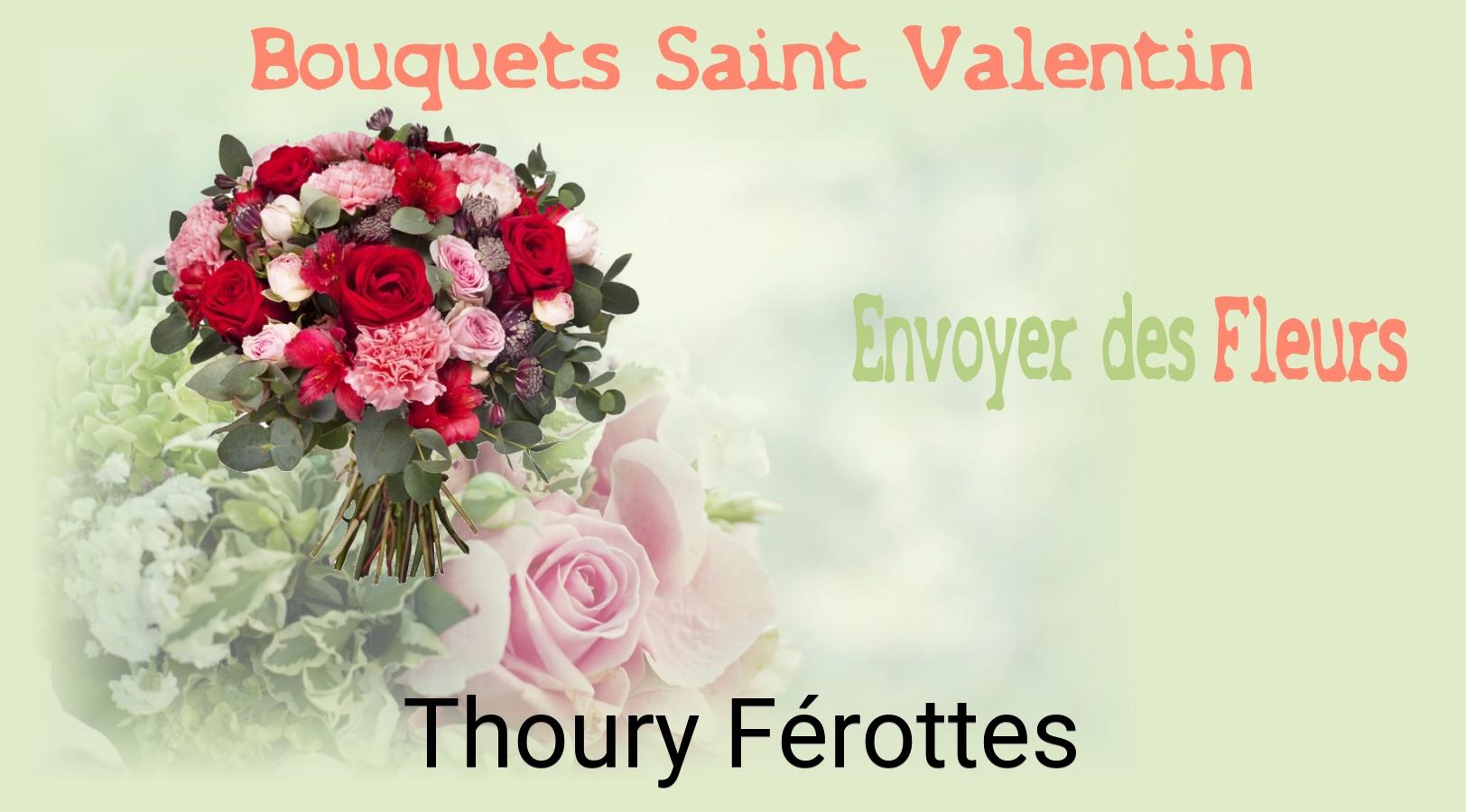 Roses de Saint-Valentin livrées à Thoury-Férottes